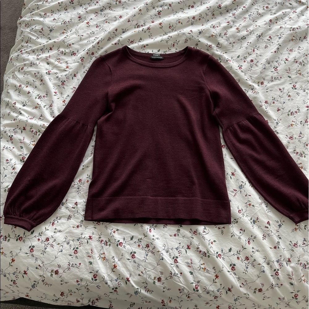 Club Monaco Balloon Sleeve Top